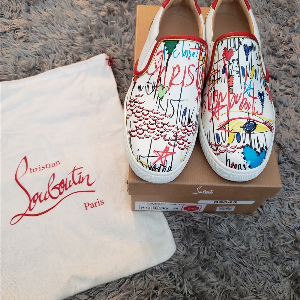Louboutin slide in sneaker